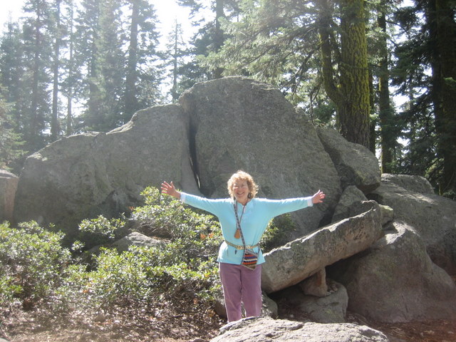 Dianne Robbins on Mt. Shasta!